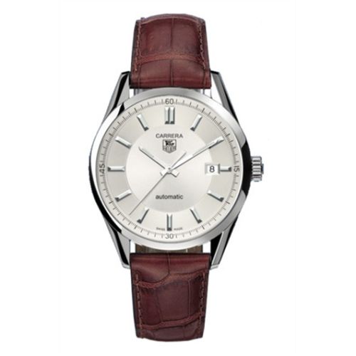 TAG Heuer Carrera Calibre 5 39 Stainless Steel / Silver / Alligator